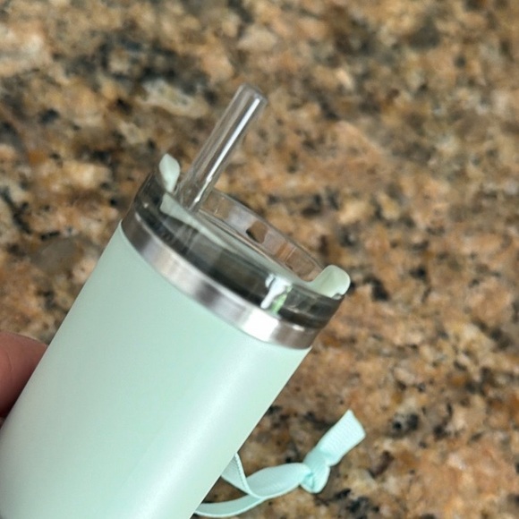 Stanley key chain accessory Mint  Green Tumbler with Straw - Picture 6 of 6